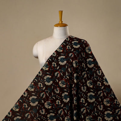 Natural dyed cotton hand jahota fabric 03 - handcrafted