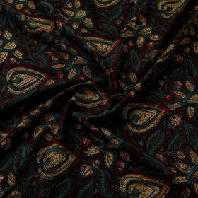 Natural dyed cotton hand jahota fabric 22 - handcrafted