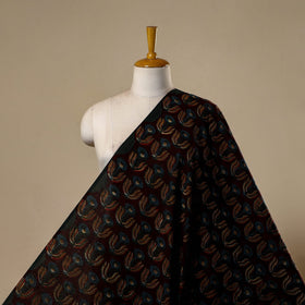 Natural dyed cotton hand jahota fabric 09 - handcrafted