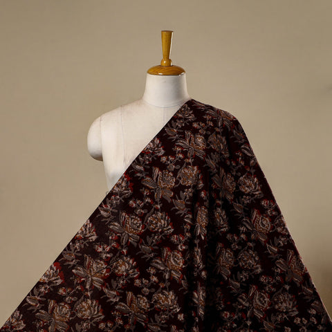 Natural dyed cotton hand jahota fabric 20 - handcrafted