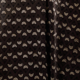 Natural dyed cotton hand pipad fabric 04 - handcrafted