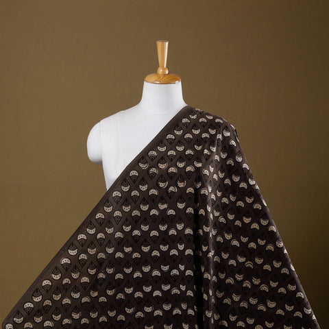 Natural dyed cotton hand pipad fabric 04 - handcrafted