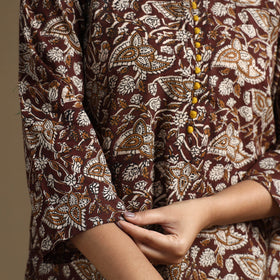 Natural Dyed Cotton A-Line Bagru Print Kurta