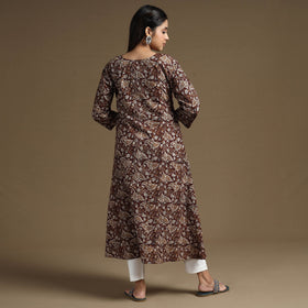 Natural Dyed Cotton A-Line Bagru Print Kurta