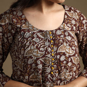 Natural Dyed Cotton A-Line Bagru Print Kurta