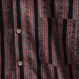 Brown - natural dyed cotton men full sleeve shirt 13