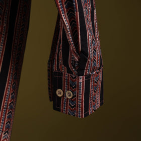 Brown - natural dyed cotton men full sleeve shirt 13