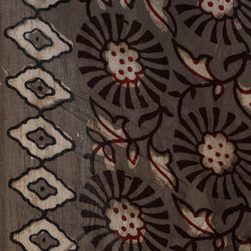 Brown - natural dyed cotton nandana fabric 07 - handcrafted