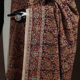 Natural dyed cotton pedana kalamkari dupatta 11