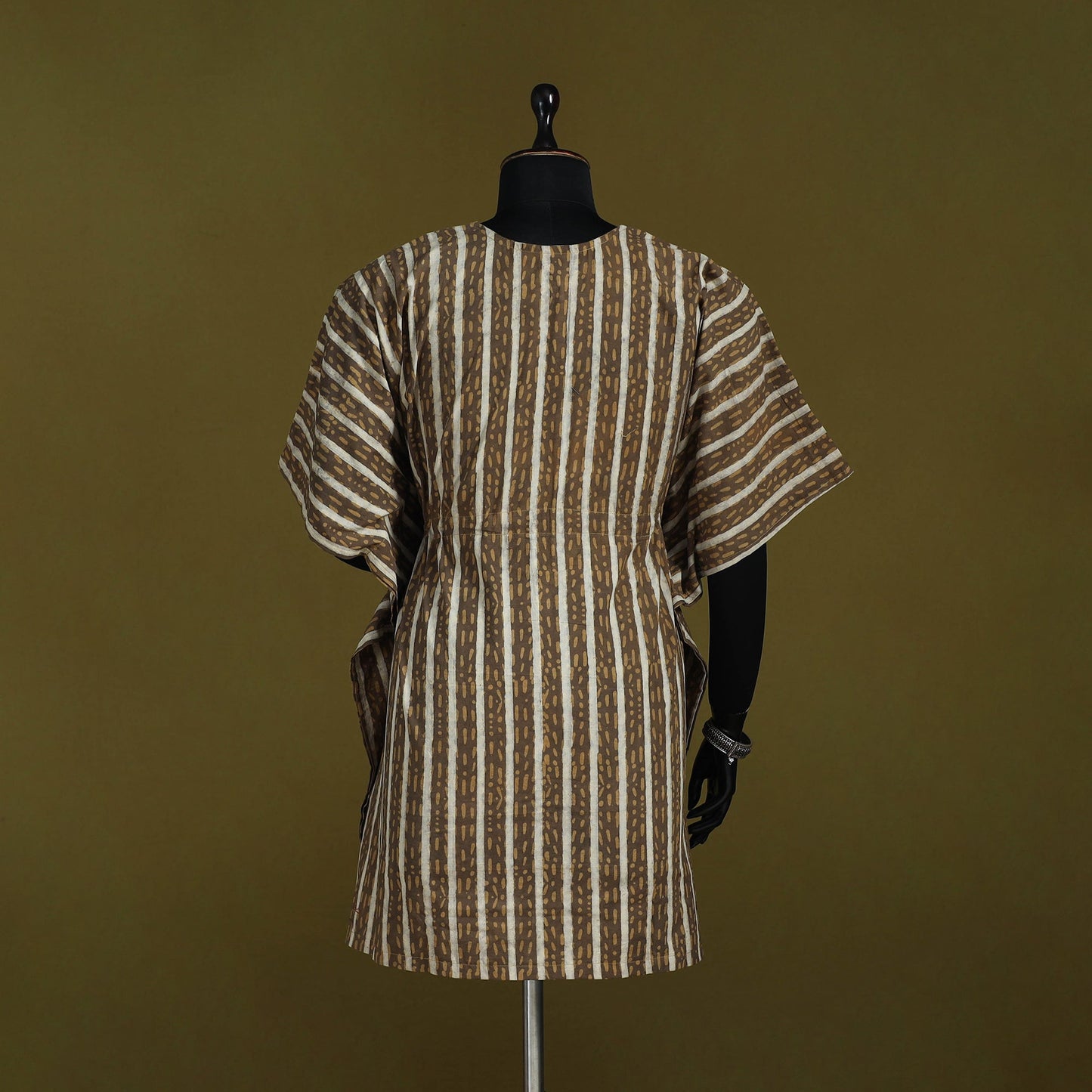 Natural dyed hand akola cotton medium kaftan 79