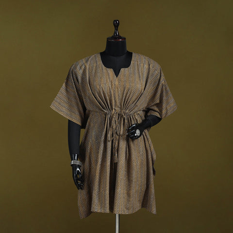 Natural dyed hand akola cotton medium kaftan 82
