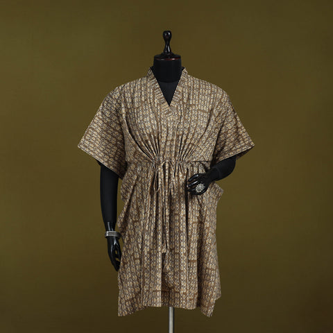 Natural dyed hand akola cotton medium kaftan 83