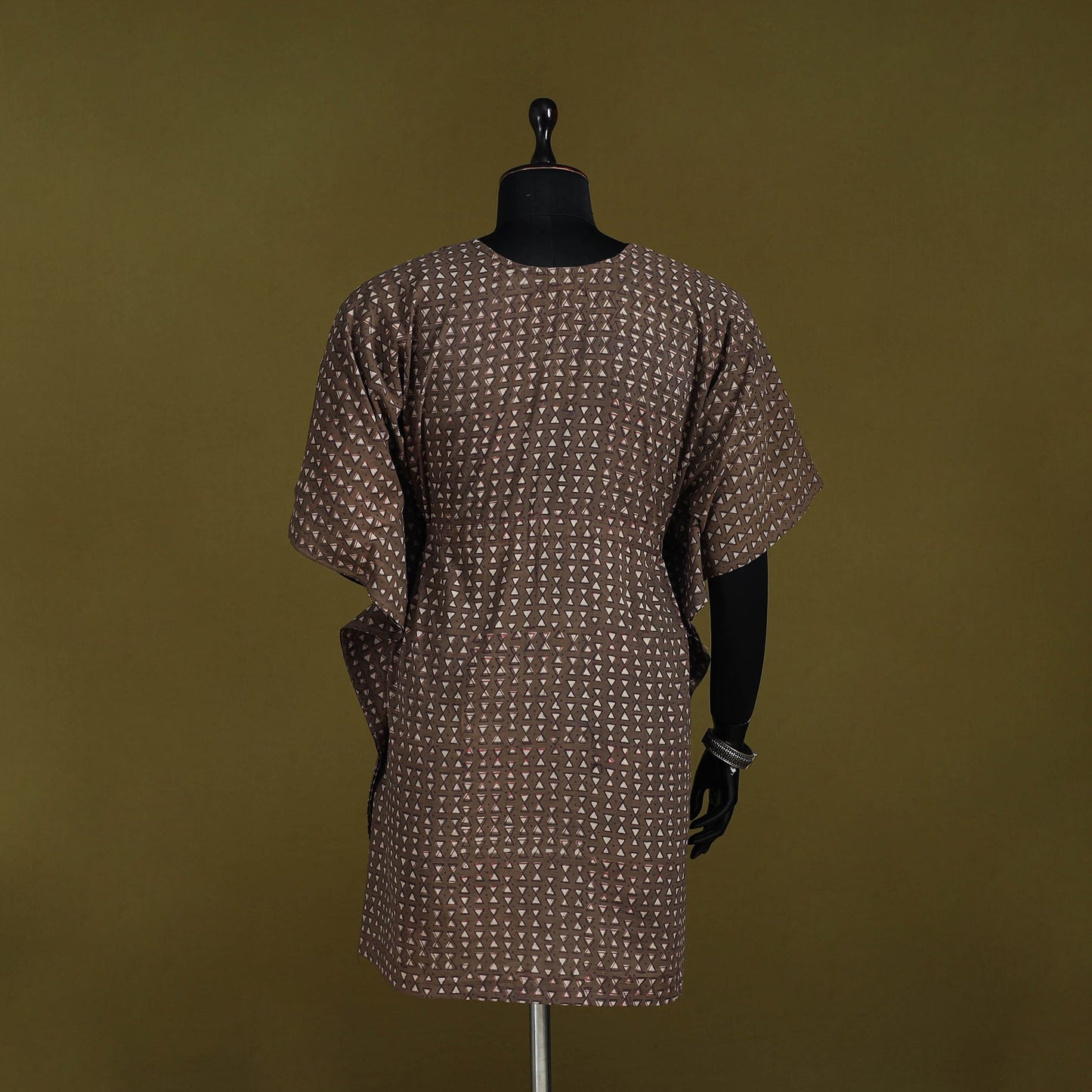 Natural dyed hand akola cotton medium kaftan 85
