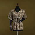 Natural dyed hand akola cotton short kaftan 43 - handcrafted