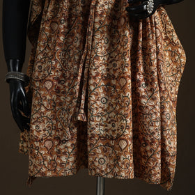 Natural dyed hand block kalamkari print cotton kaftan
