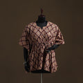 Natural dyed hand block kalamkari print cotton kaftan