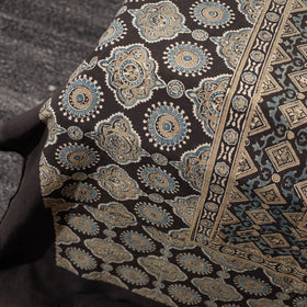 Buy Ajrakh Block Printed Cotton Double Bed Cover l iTokri.com