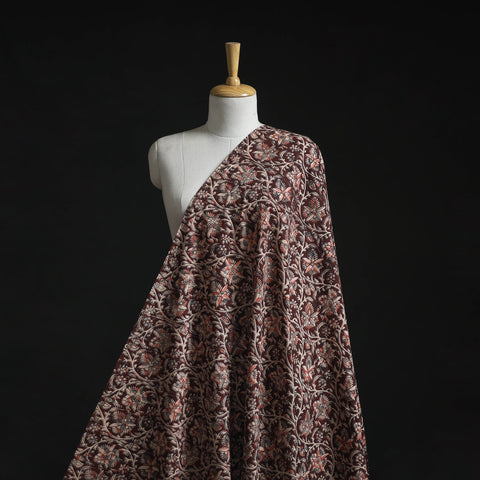 Natural dyed hand block print cotton kalamkari fabric 32