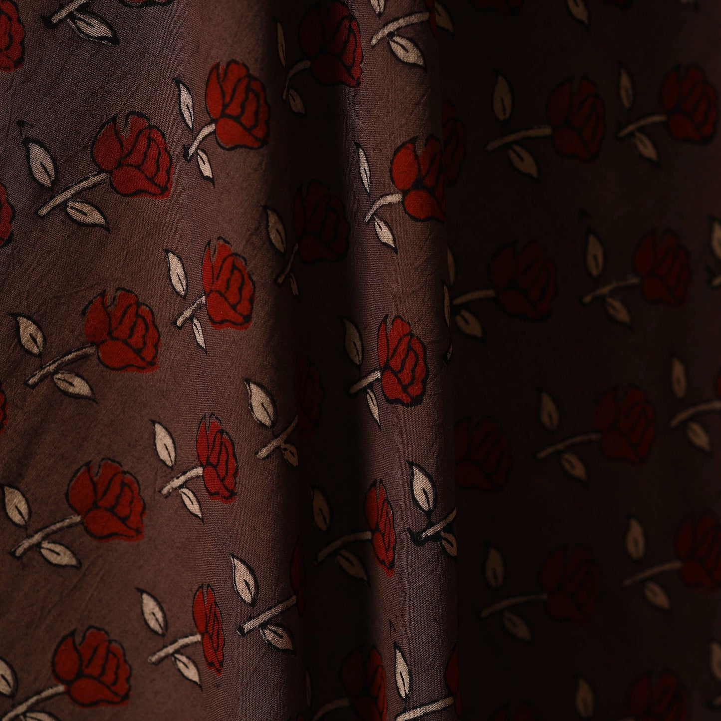 Natural dyed hand cotton fabric 07 - handcrafted