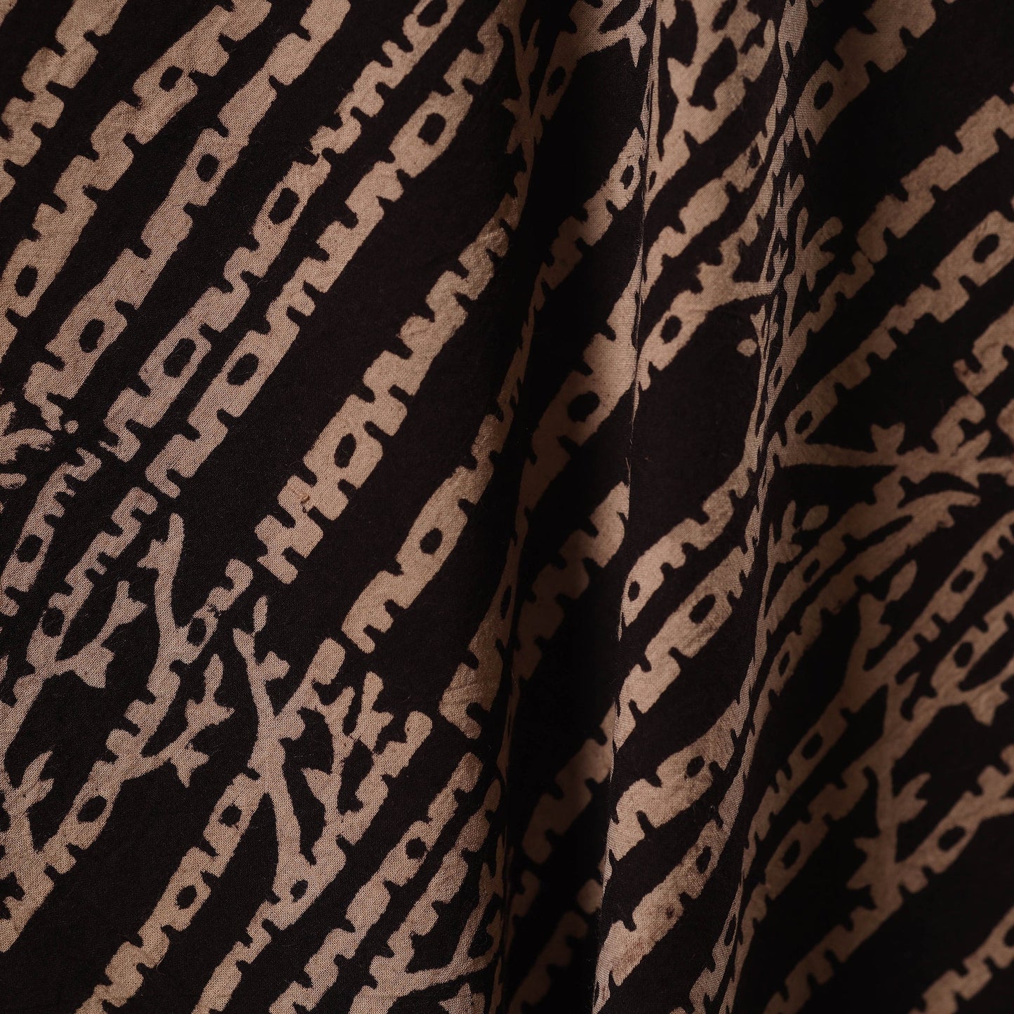 Natural dyed hand cotton fabric 25 - handcrafted