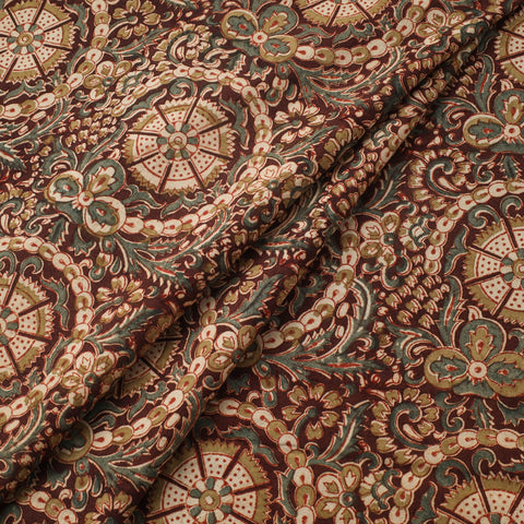 Natural dyed hand cotton pedana kalamkari fabric 14