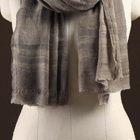 Natural dyed hand printed pure wool akola stole 20