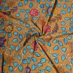 Natural dyed handloom chanderi silk handpainted