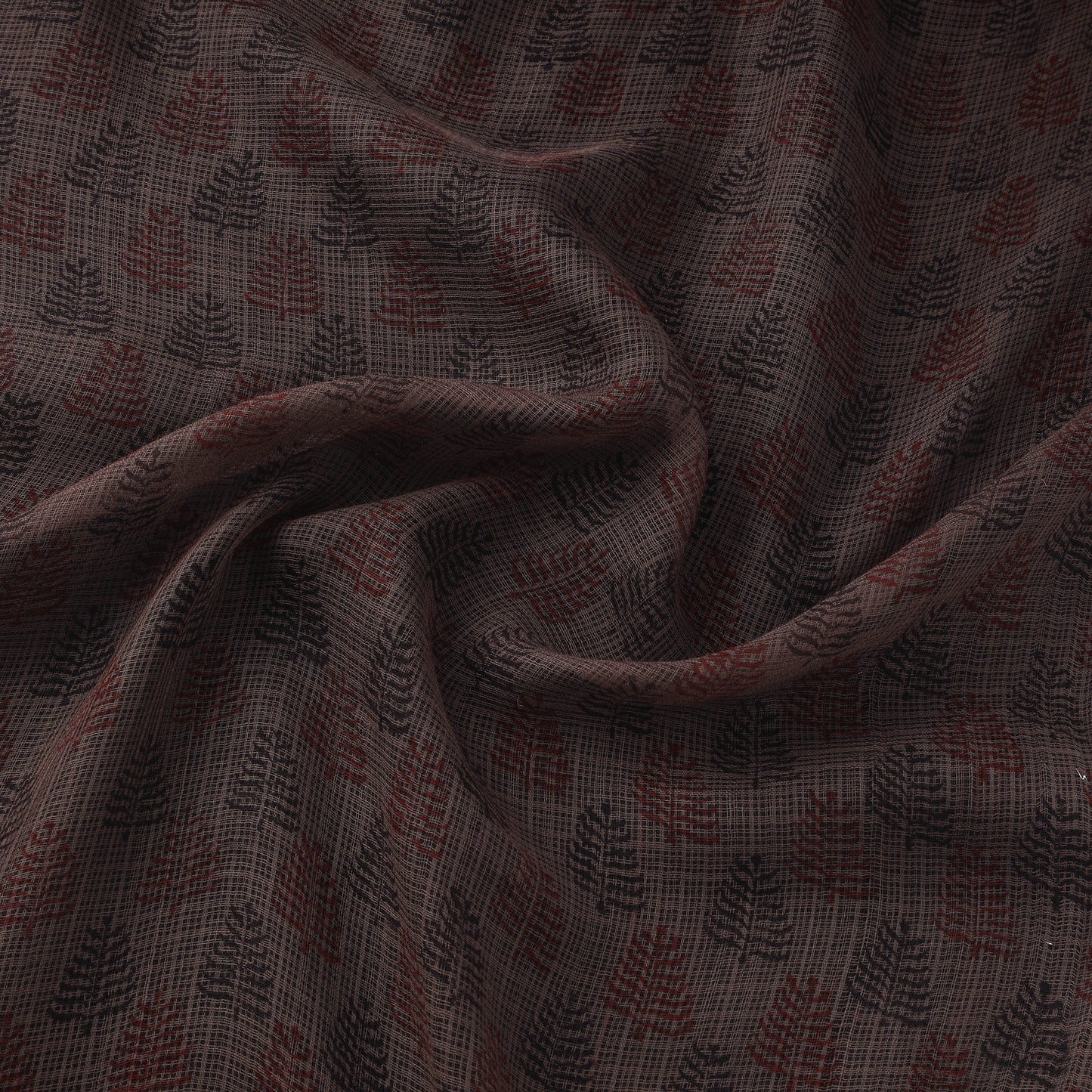 Natural dyed kota doria cotton hand bagh fabric 13