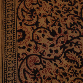  Brown Natural Dyed Mul Cotton Bagh Print Fabric