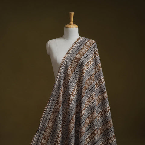 Natural dyed pure cotton hand block bagh print fabric 01