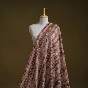 Natural dyed pure cotton hand block bagh print fabric 02