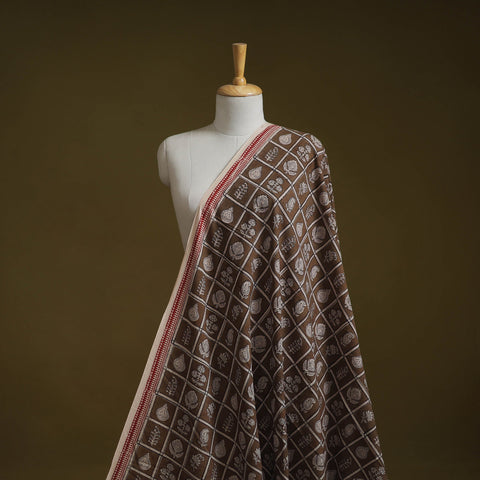 Natural dyed pure cotton hand block bagh print fabric 04