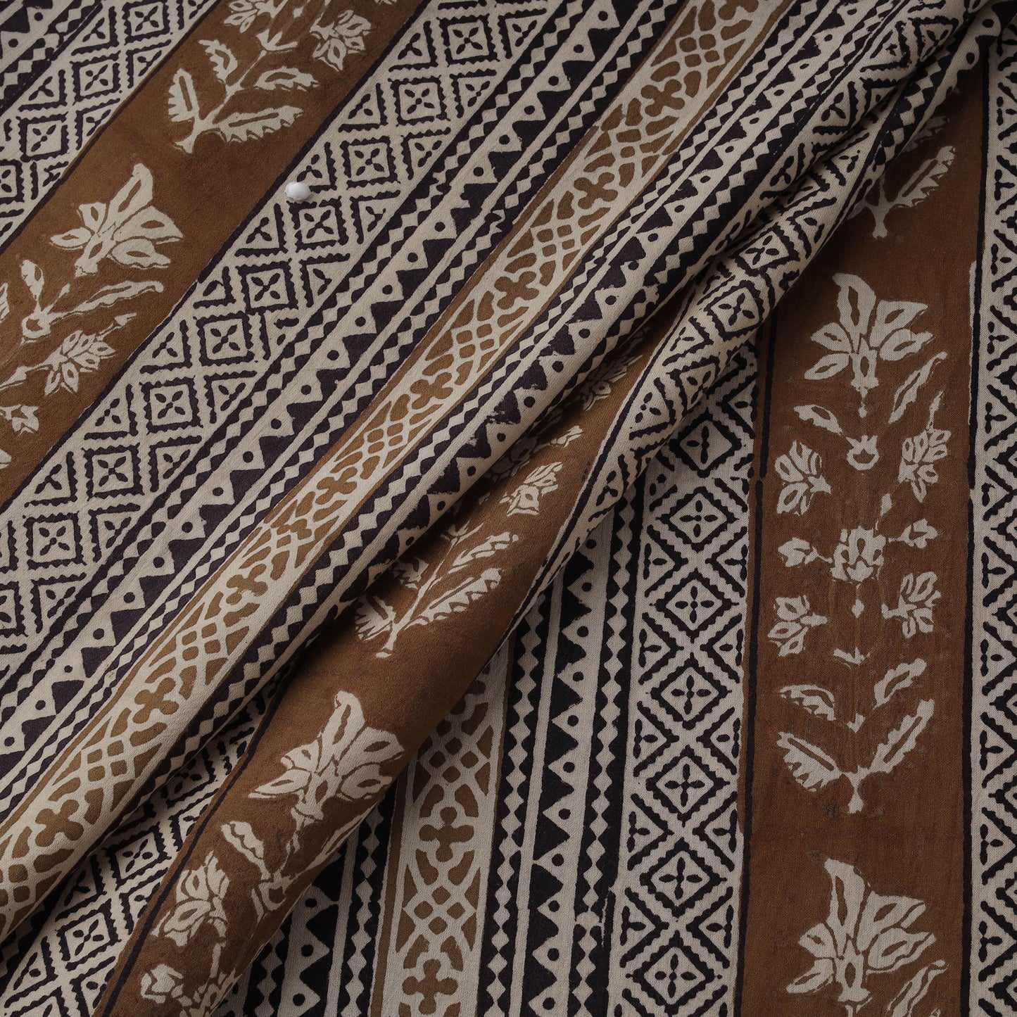 Natural dyed pure cotton hand block bagh print fabric 07
