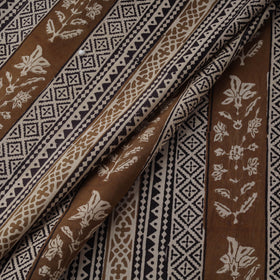Natural dyed pure cotton hand block bagh print fabric 07