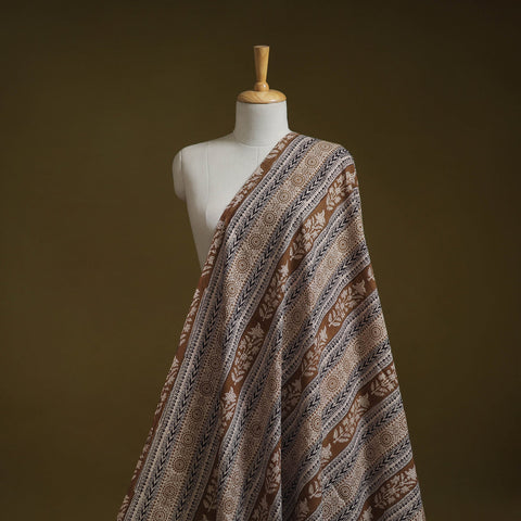 Natural dyed pure cotton hand block bagh print fabric 10