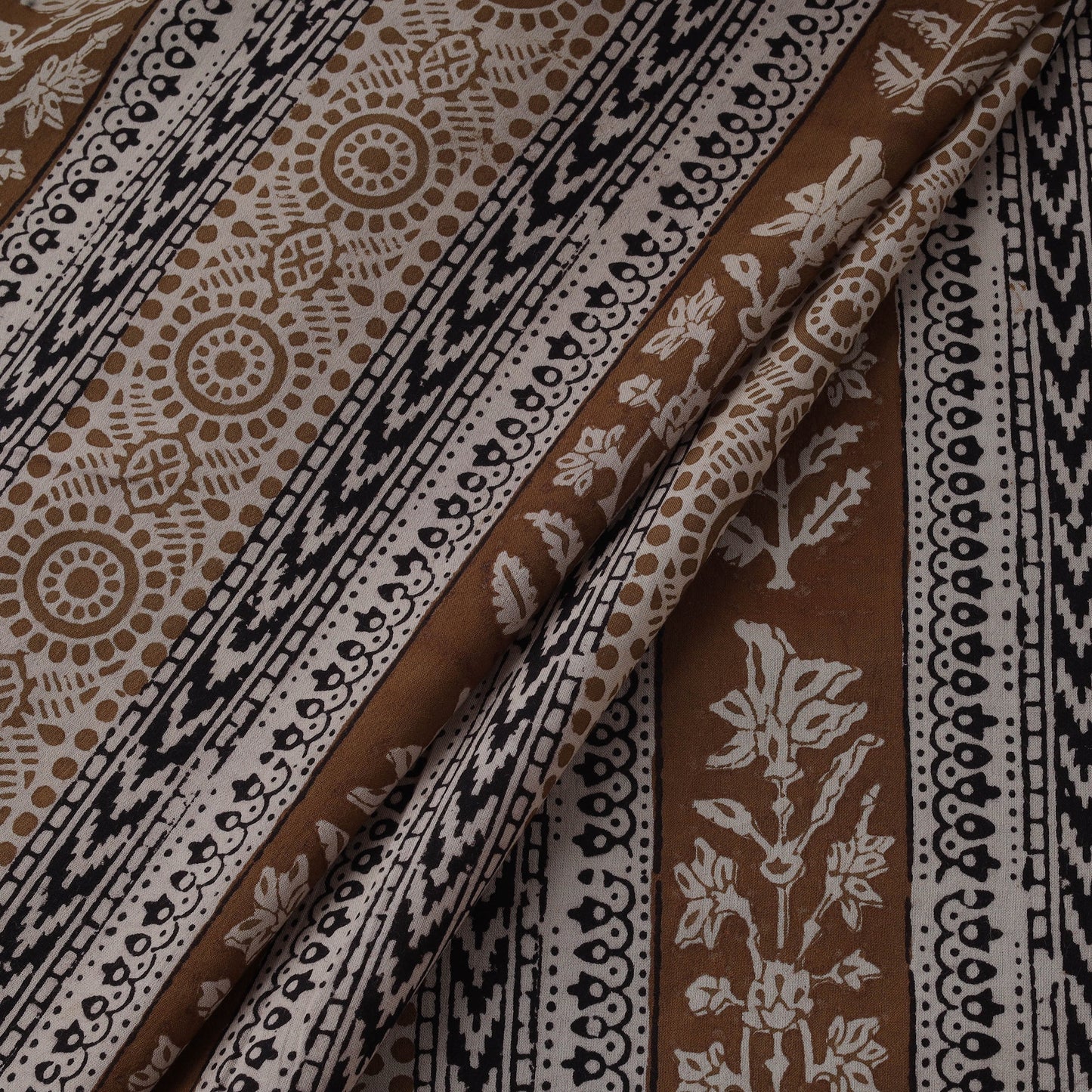 Natural dyed pure cotton hand block bagh print fabric 10
