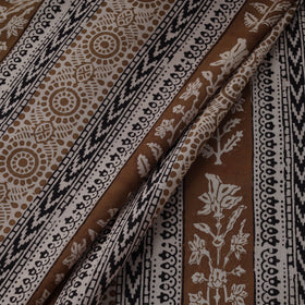 Natural dyed pure cotton hand block bagh print fabric 10