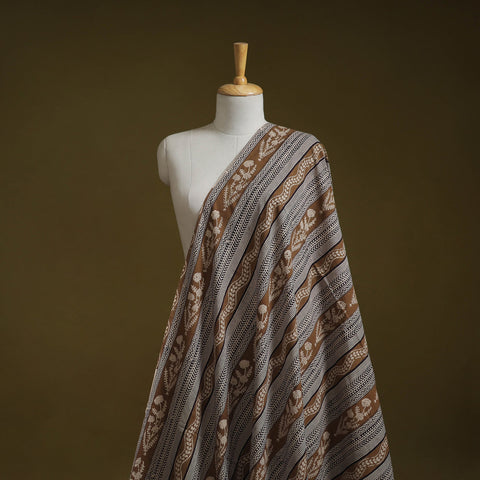 Natural dyed pure cotton hand block bagh print fabric 11