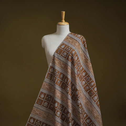 Natural dyed pure cotton hand block bagh print fabric 12