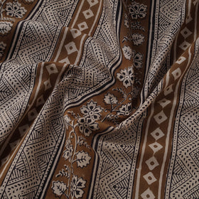 Natural dyed pure cotton hand block bagh print fabric 14
