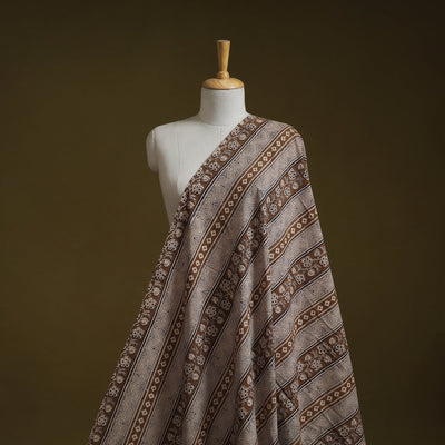 Natural dyed pure cotton hand block bagh print fabric 14