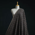 Natural dyed pure mul cotton hand block ajrakh print fabric