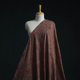 Natural dyed pure mul cotton hand block ajrakh print fabric