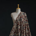 Natural dyed pure mul cotton hand block kalamkari bagru