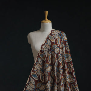 Natural dyed pure mul cotton hand block kalamkari bagru