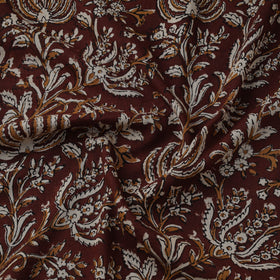 Natural dyed pure mul cotton hand block kalamkari bagru