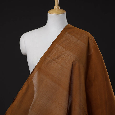 Brown Original Mangalagiri Handloom Cotton Fabric 