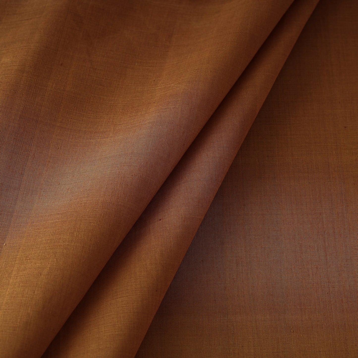 Brown Original Mangalagiri Handloom Cotton Fabric 