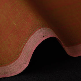 Brown Original Mangalagiri Handloom Cotton Fabric 