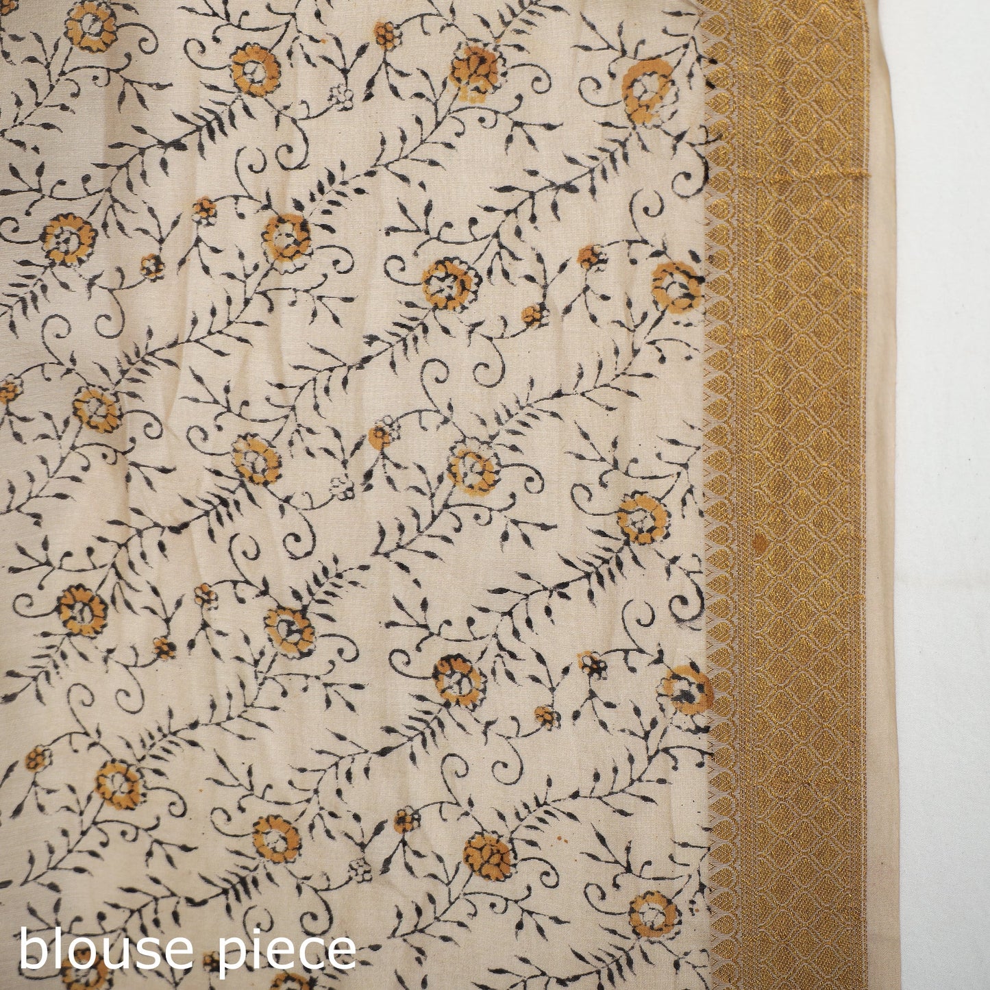 Original Pedana Kalamkari Block Print Silk Saree